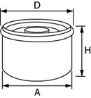 Filtro olio Mercury EFI 40/60 - Osculati