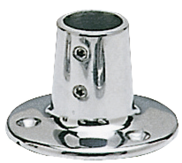 Base inox diritta 25 mm