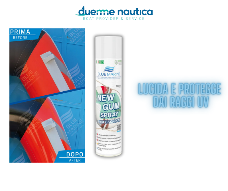 New Gum Spray - Cera spray per gommoni 600ml