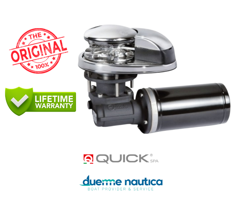 Verricello salpa ancora CL3 1000W 12V Catena 8 mm - Quick