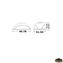 Luci Di Via Led Orione Inox