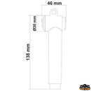 Doccetta a pulsante - Plastica/Ottone