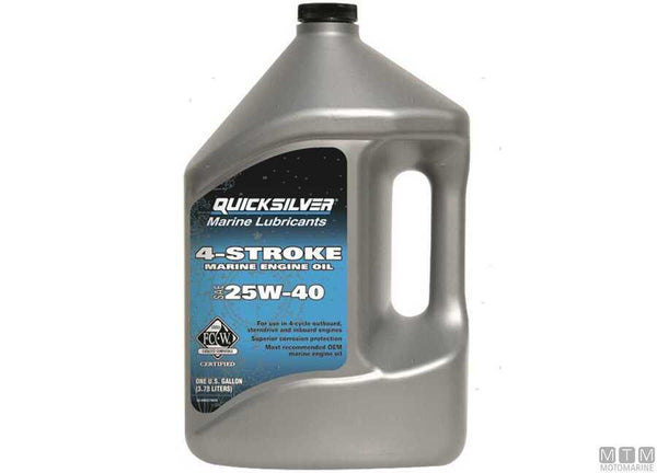 Olio 4 Tempi 25W40 Quicksilver
