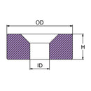 Rondella Yamaha 2/25 hp in alluminio - Martyr