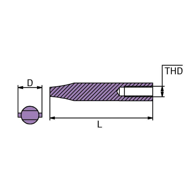 Anodo raffreddamento Yamaha 40hp alluminio - Martyr
