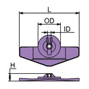 Rosetta Yamaha 9,9/15 in alluminio - Martyr