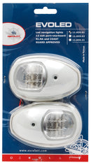 Coppia Luci di Via Evoled in ABS bianco