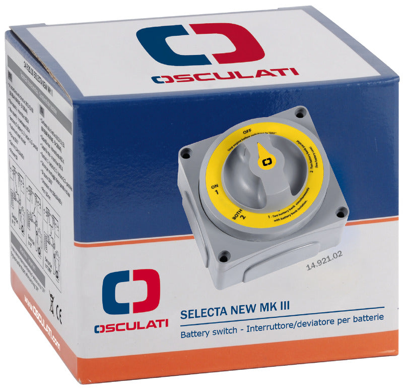 Interruttore/deviatore Selecta New MKII by OSCULATI
