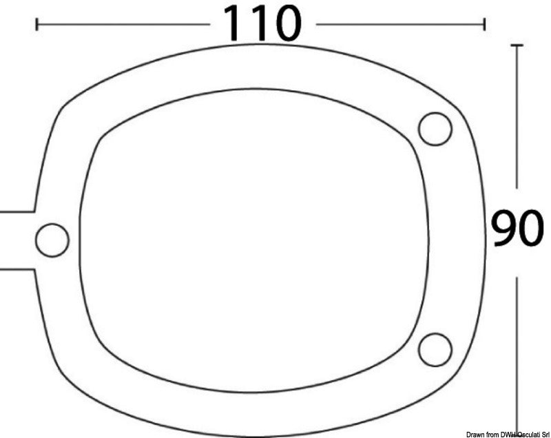 Chiusura in pvc per portacanna