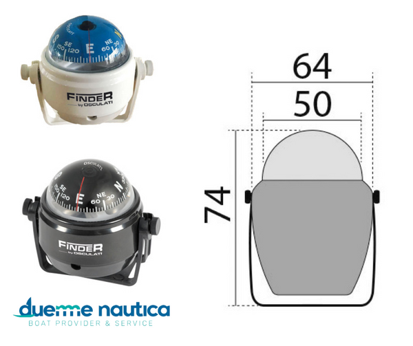 Bussola con staffa Finder - Osculati