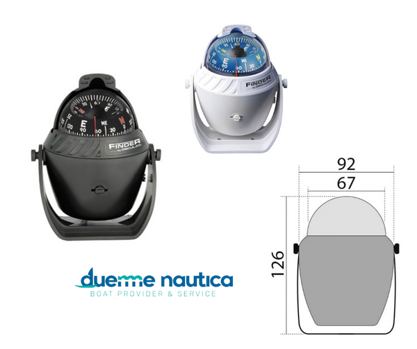 Bussola Scout bianca 2" 5/8,  - Osculati