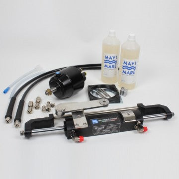 Timoneria idraulica rinforzata fino a 300hp GF300HD - Mancini & Mavimare