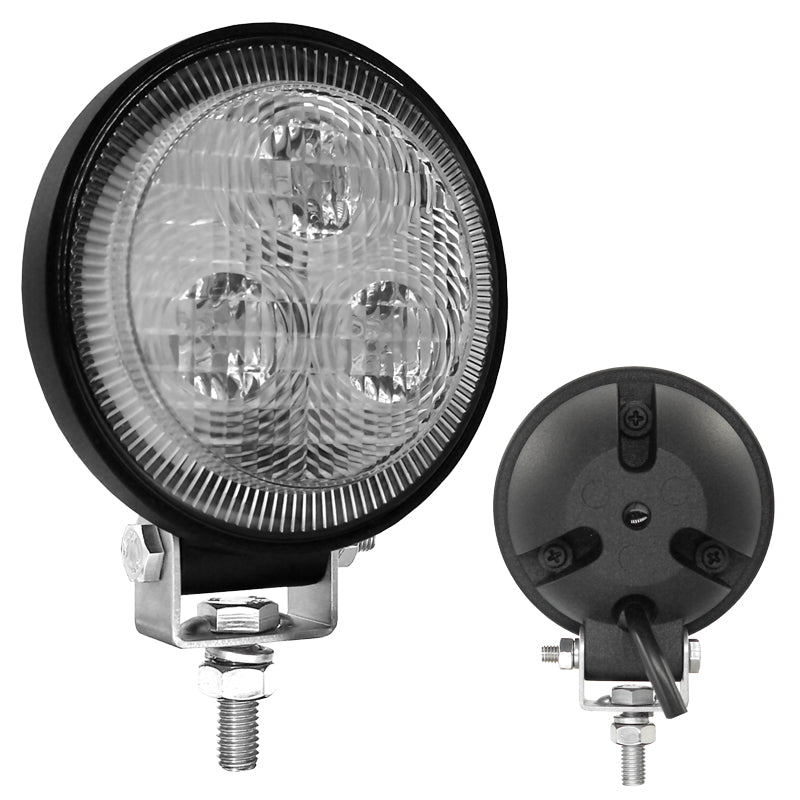 AquaLED Faro proiettore a nero 9W 12/24V IP68